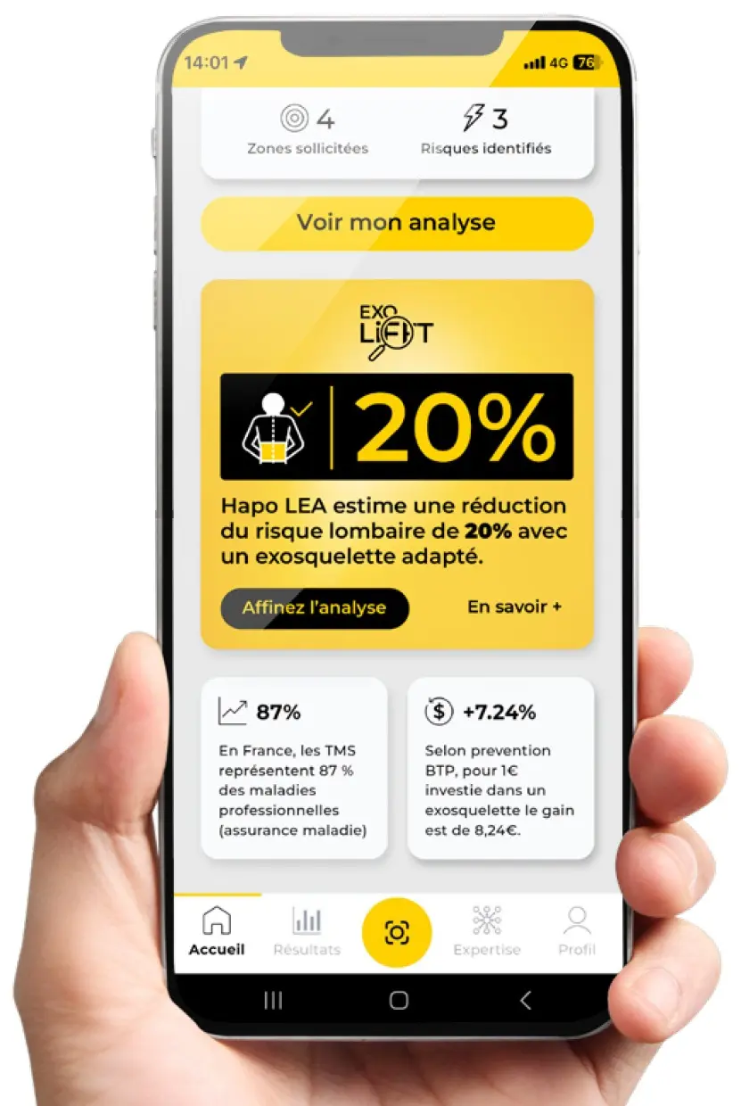 Exemple de r&eacute;sultat obtenu avec Hapo LEA  et Exo-LiFFT