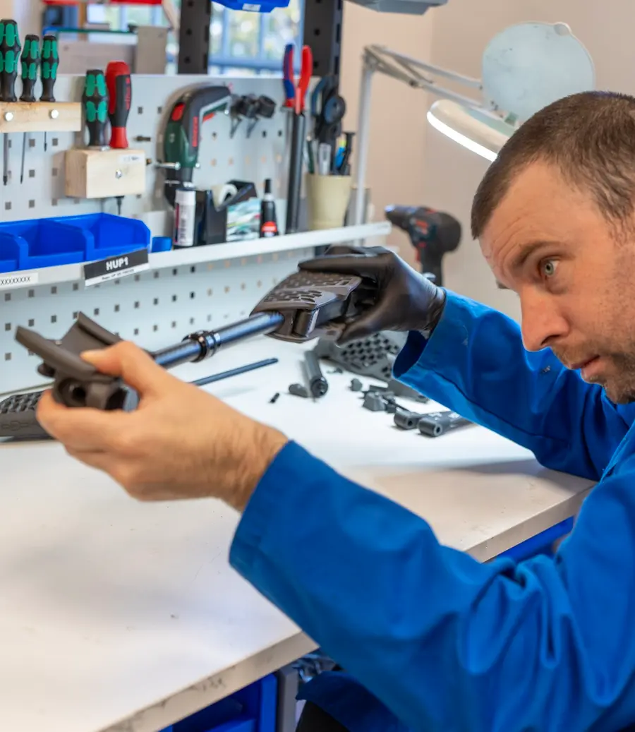 Exoskeleton manufacturing workshop